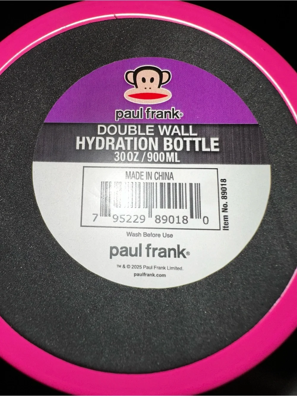 Paul Frank Pink Polka Dot & monkey graphic Tumbler